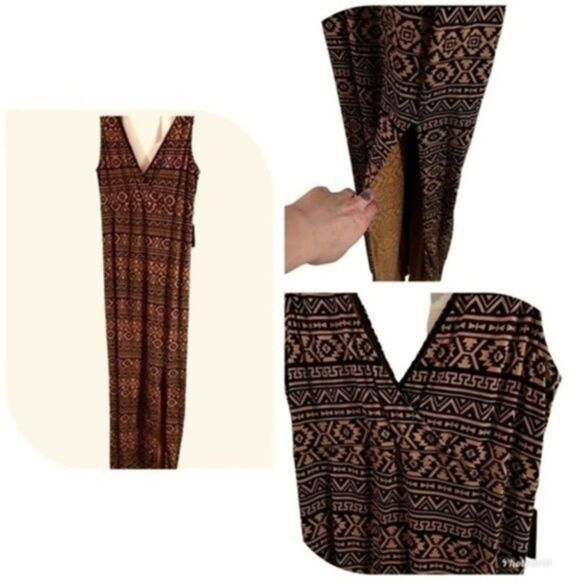 Express Aztec Print V-neck Maxi Dress
Women's Size medium nwt - Picture 1 of 9